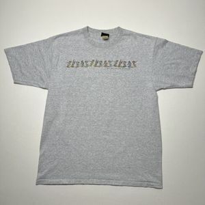 Vintage Albuquerque New Mexico Native American Art Figure Tshirt Grey Size XL